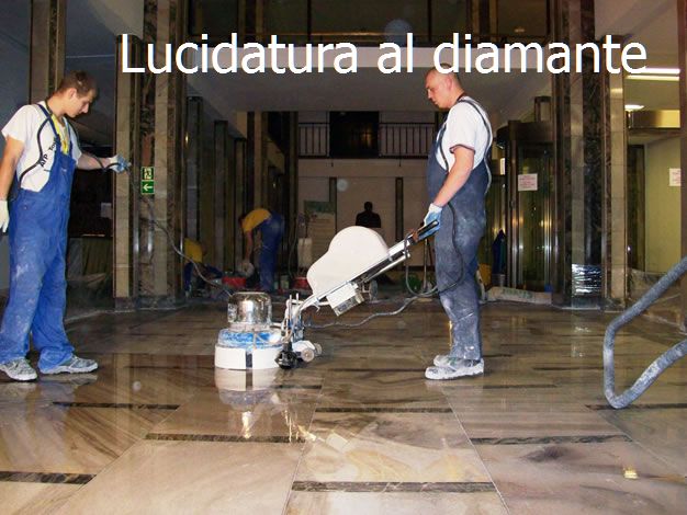 Lucidatura pavimenti marmo, Levigatura marmo, - Cristallina - Lucidatura  Levigatura pavimenti in marmo,cemento, granito